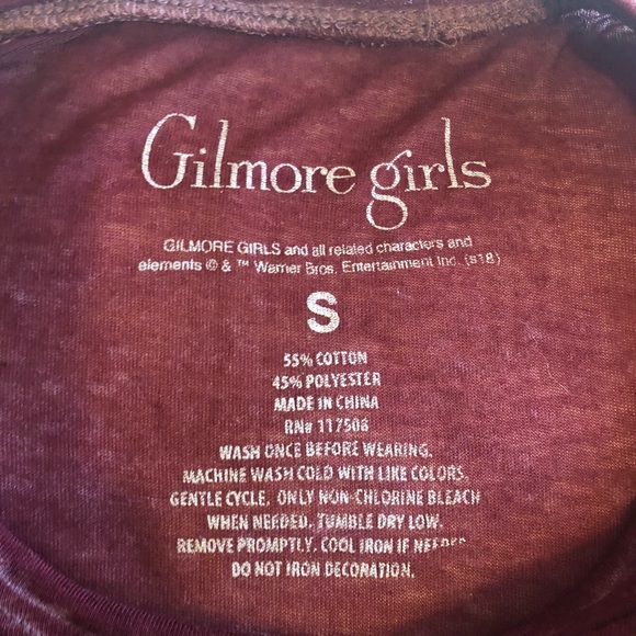 Gilmore Girls Burnout Sheer Graphic T-shirt - Picture 3 of 5